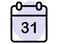 Calendario240x80